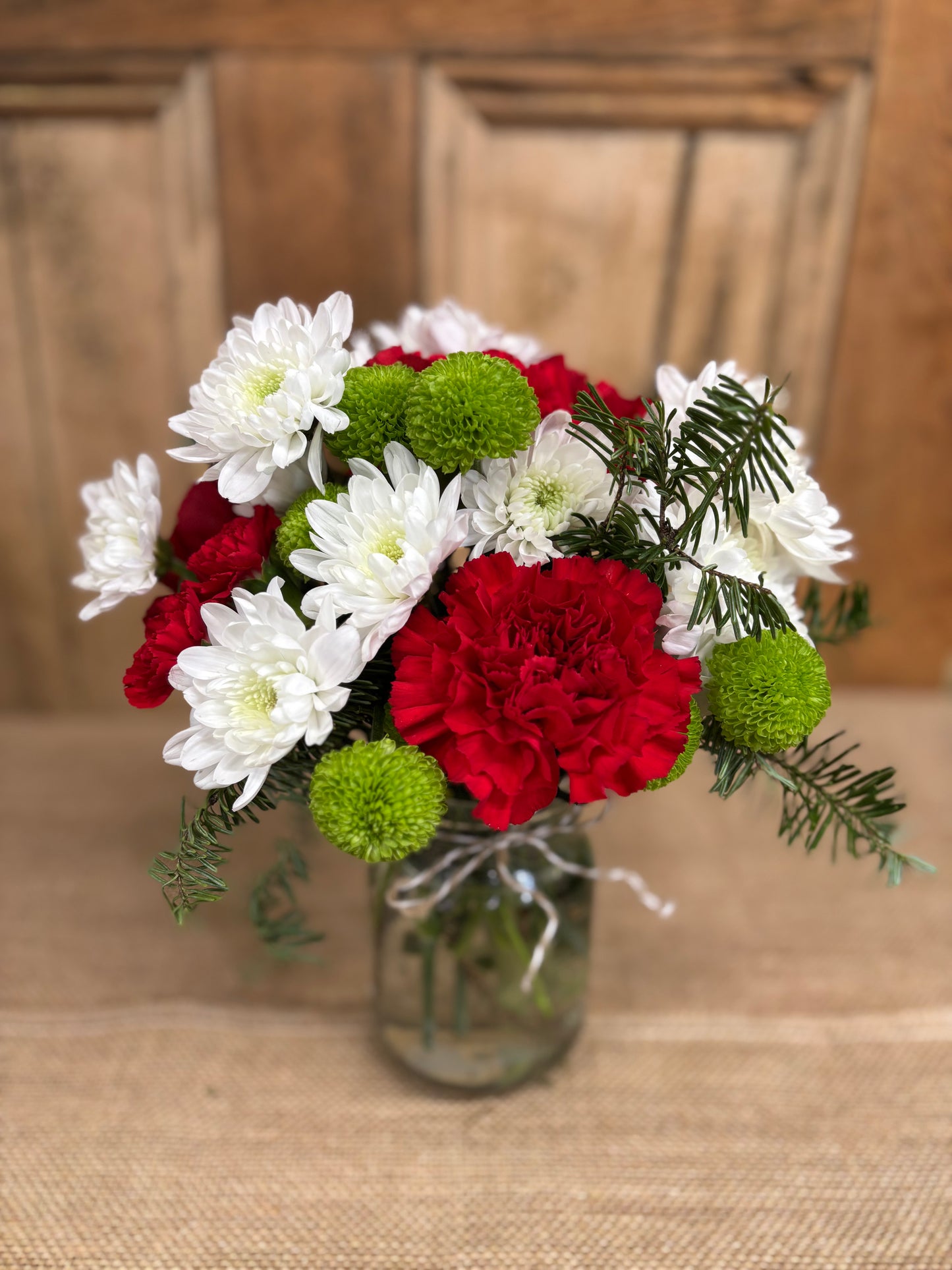 Country Christmas in a Mason Jar
