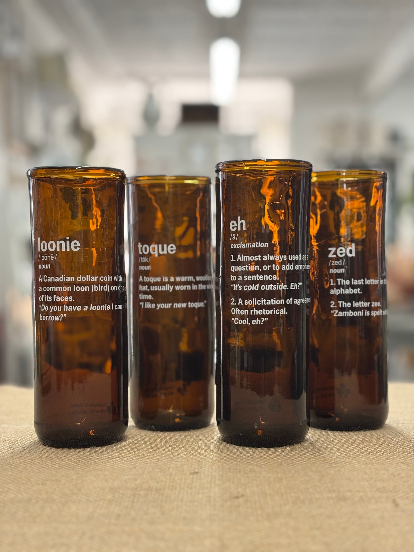 Re-Beer Glasses - Canadianisms