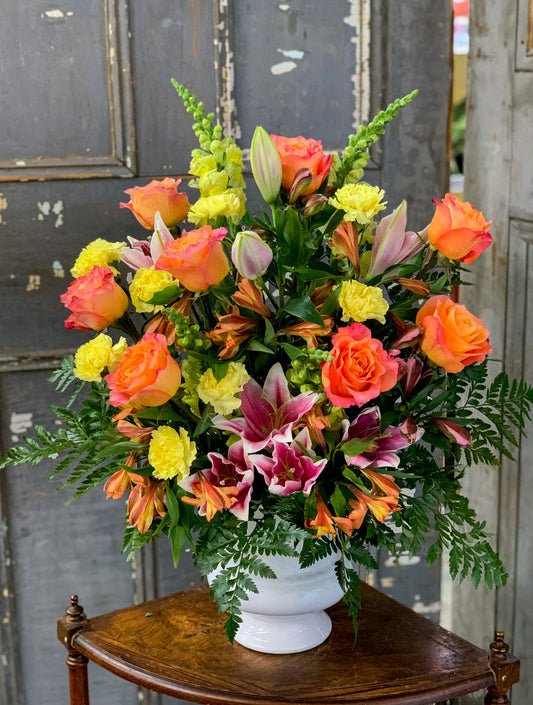 Heavenly Splendor Basket Bouquet